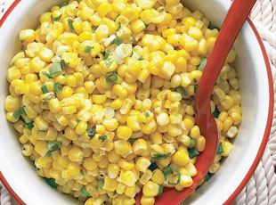 Corn and Scallion Salad 