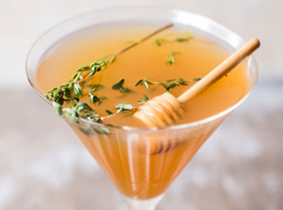 Fig, Honey and Thyme Martini