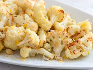 Roasted Cauliflower With Goat Cheese And Lemon